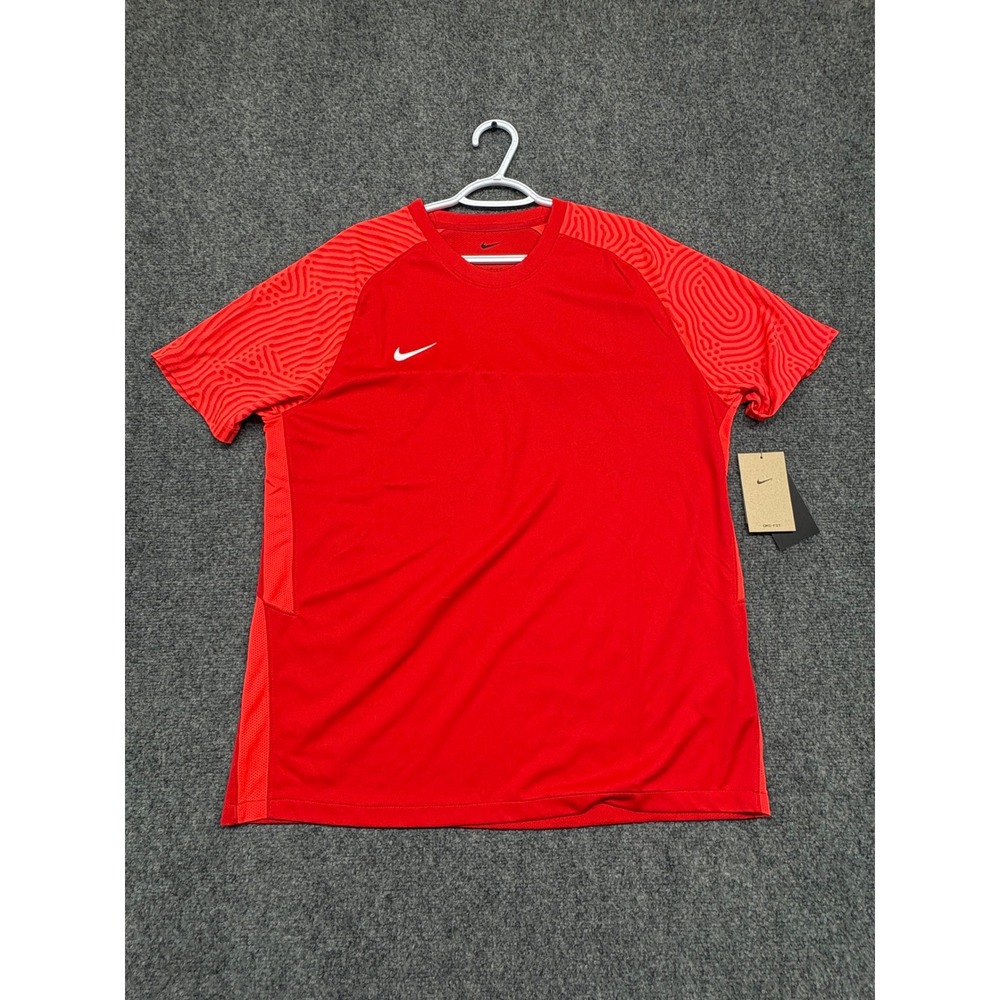 Nike Mens Dri-FIT Shirt Red Slim Fit CW3551-657 XL